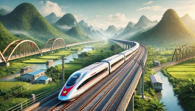 AI生成された南北高速鉄道のイメージ