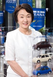 <strong>東京日産自動車販売社長 林 文子</strong><br>1946年、東京都生まれ。都立青山高校卒業。東洋レーヨン（現東レ）、松下電器産業勤務の後、77年ホンダの販売店に入社。ファーレン東京（現フォルクスワーゲン東京）、ビー・エム・ダブリュ東京社長を歴任。2005年ダイエー会長兼CEO就任。08年東京日産自動車販売社長就任。