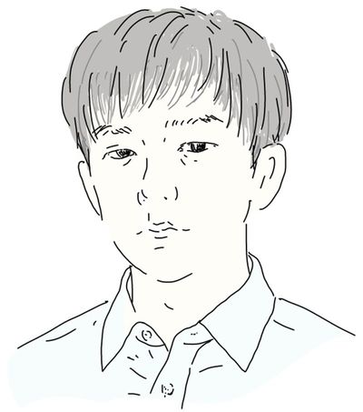 薄い前髪がヒラヒラしていると、頼りない印象に……