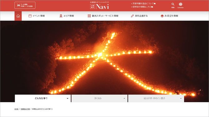 『【京都市公式】京都観光Navi』HPより