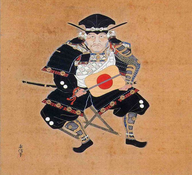 池田恒興像
