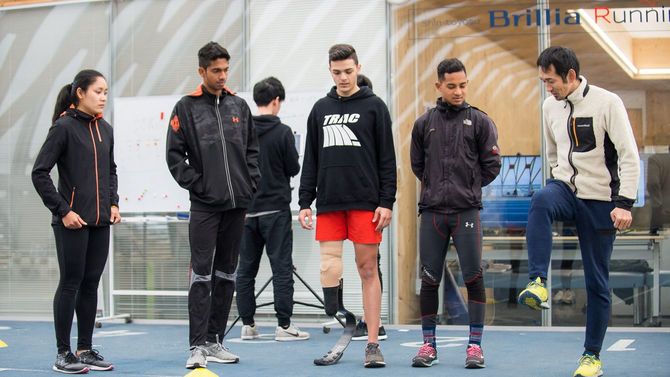 新豊洲Brilliaランニングスタジアムにて