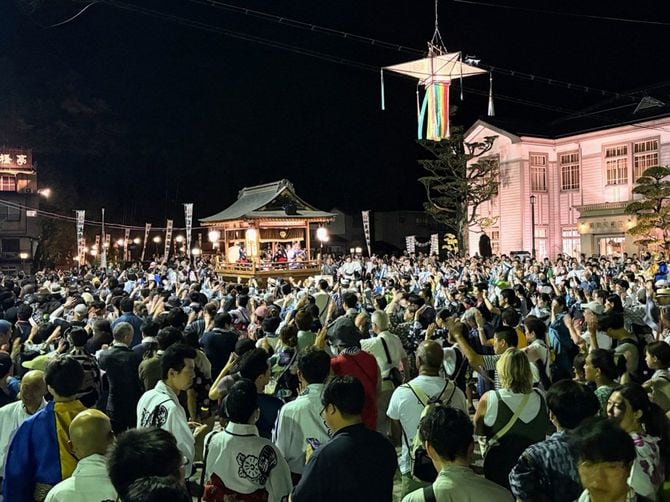 外国人の姿も見られた今年の「郡上おどり」