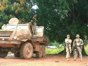 中央アフリカ共和国に派遣されたワグネル・グループの傭兵たち（写真＝CorbeauNews／CC-BY-SA-4.0／Wikimedia Commons）