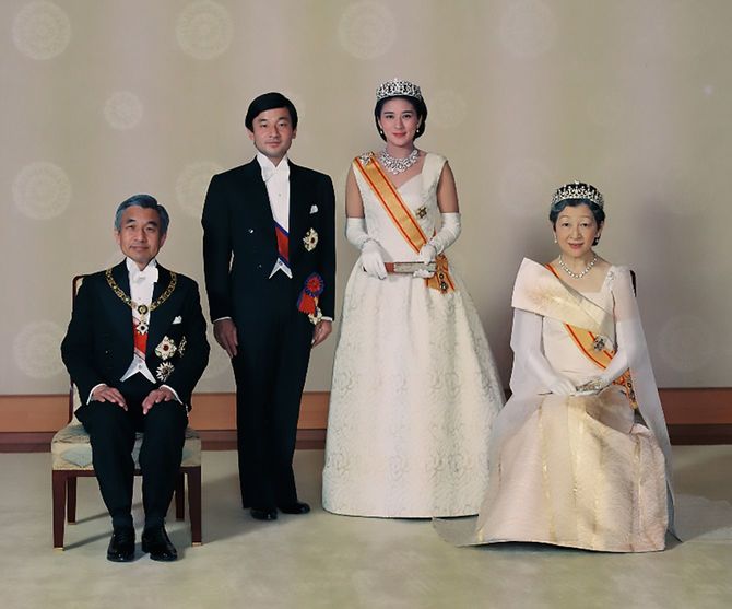 天皇皇后両陛下、御成婚時の写真(1993年)