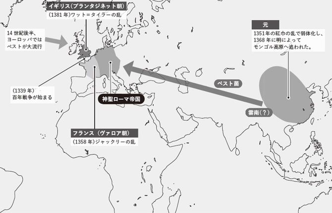 ヨーロッパと中国で同時に起きた農民反乱