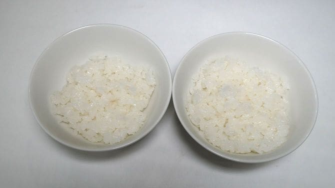 1日冷凍した後、電子レンジで解凍