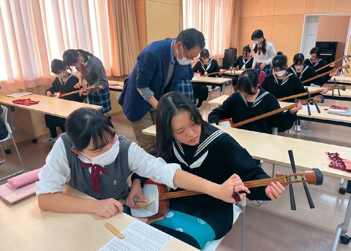 三味線のワークショップ