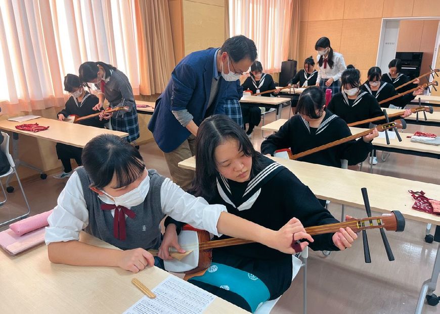 三味線のワークショップ