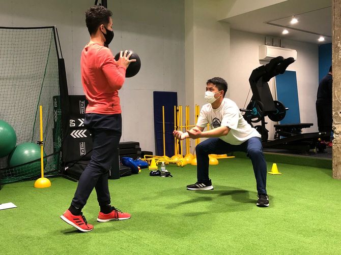 トレーニングの様子