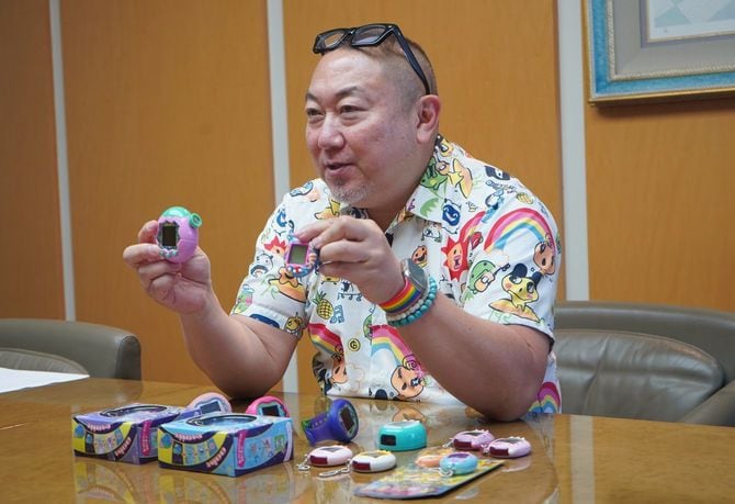 バンダイ常務取締役、CTO（チーフたまごっちオフィサー）の辻太郎さん