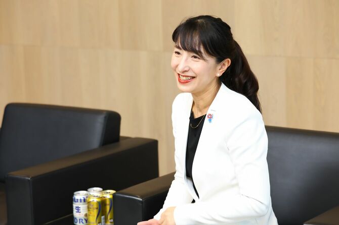 サントリー常務執行役員 東海・北陸営業本部長 津田麻子さん