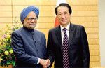 日インドの経済連携協定を調印（AFLO＝写真）