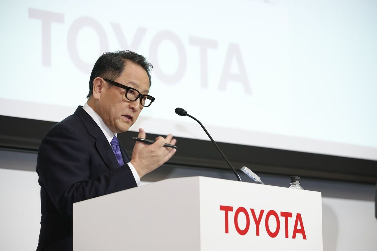 トヨタ自動車の豊田章男会長（2020年3月24日、都内ホテル）