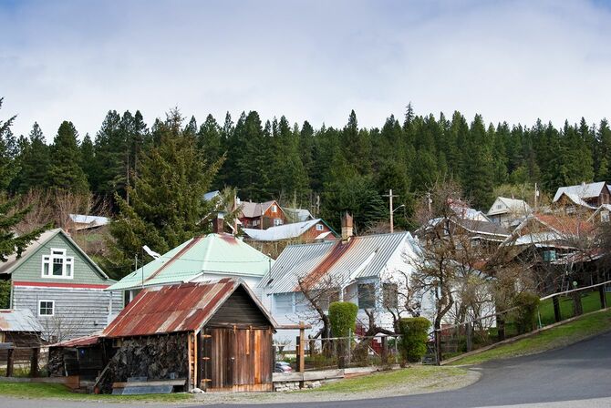 西洋の田舎の風景