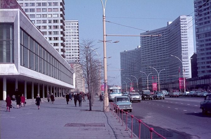 1971年のモスクワ