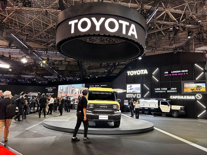 10月26日～11月5日の日程で開催された「JAPAN MOBILITY SHOW 2023」のトヨタの展示ブース