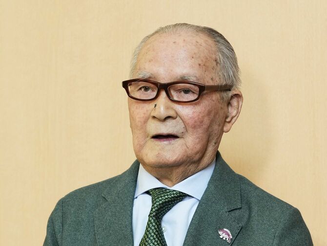 球界から初の文化勲章受章が決まり、思いを語る長嶋茂雄さん=2021年10月25日