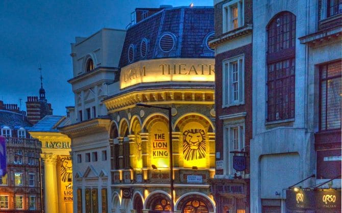 ロンドンのライセウム劇場