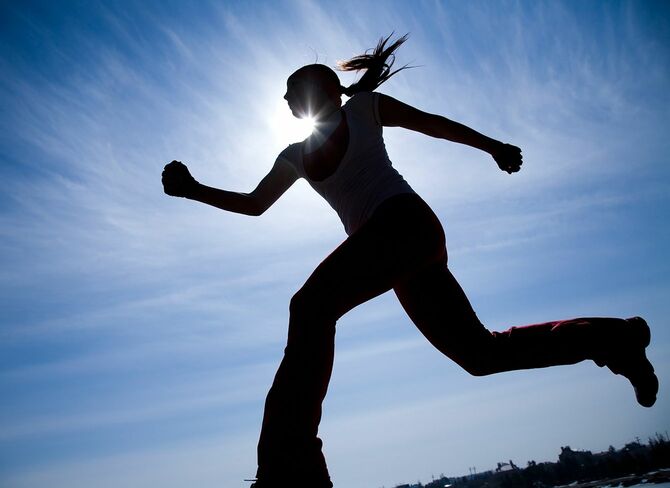 ランナーシルエット