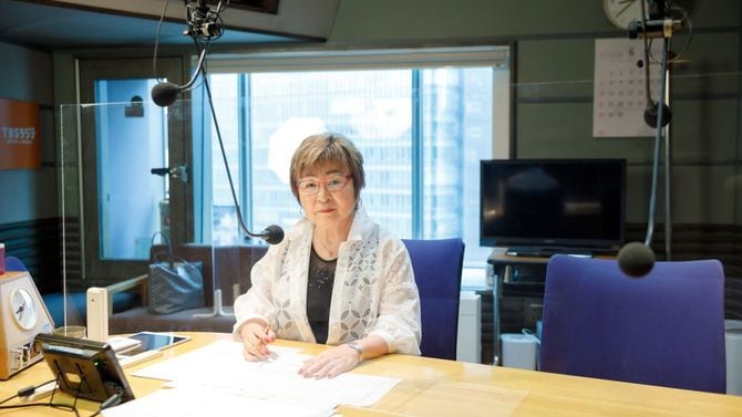 フリーアナウンサーの遠藤泰子さん（76）