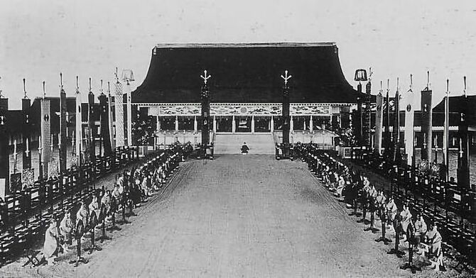 1915年に撮影された京都御所