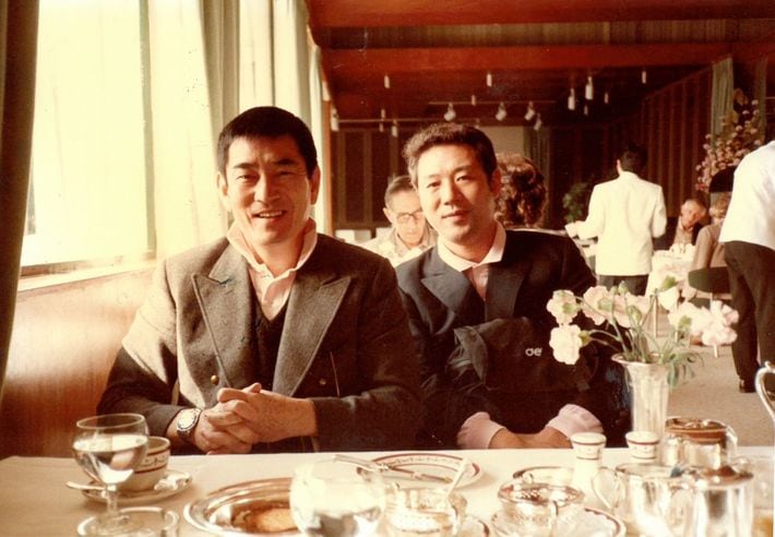 若き日の小林稔侍と高倉健