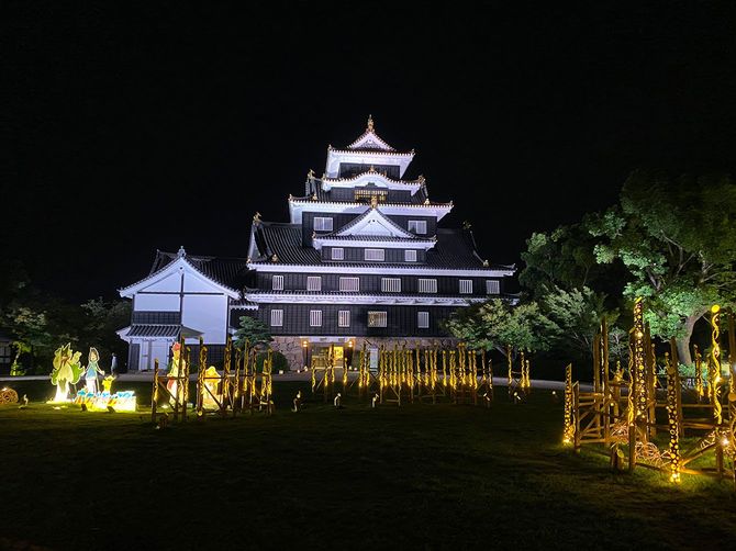 岡山城