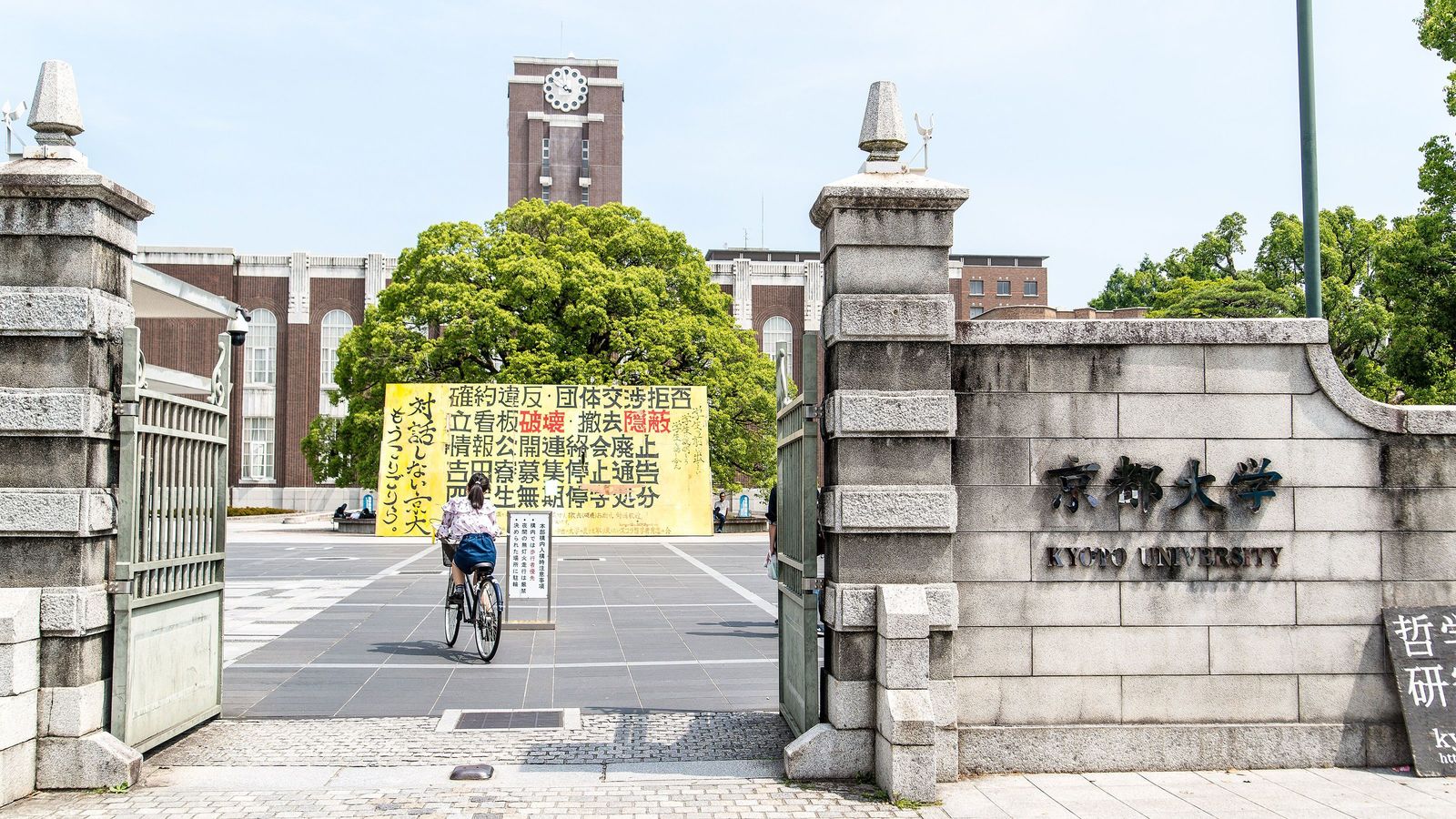 京大名物｢タテカン｣を撤去したゴリラの専門家に会ってみたら…｢あまりに京大生｣な強烈な振る舞い なぜ京大出身者は｢変人｣といわれるのか