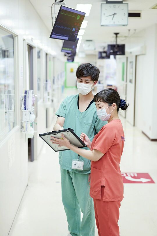 鳥取大学医学部附属病院 手術部 看護師の周藤美沙子氏。
