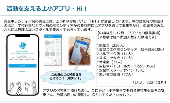 上ノ原小学校PTA頼りの紙面