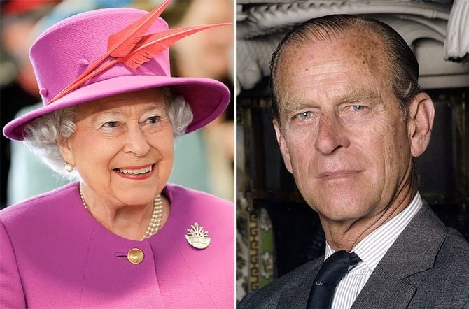 左・エリザベス女王、右・フィリップ殿下