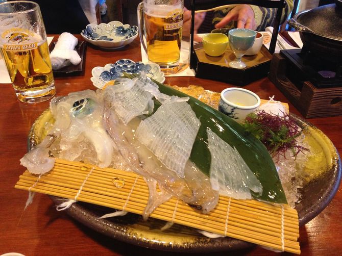 いかの活き造り