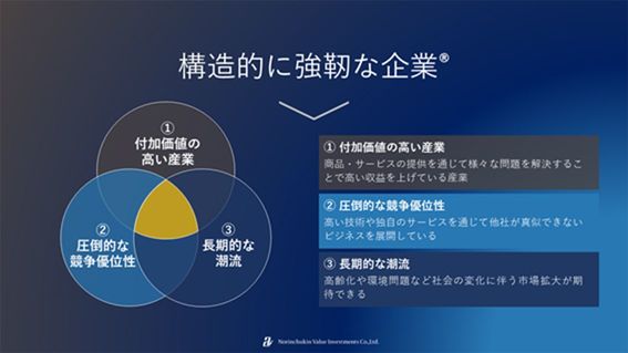 構造的に強靭な企業