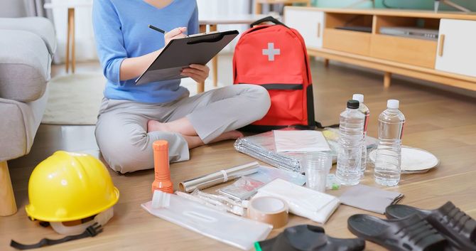 自宅での災害対策