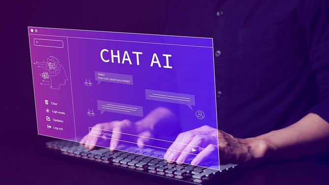 「CHAT AI」と表示されているイメージ