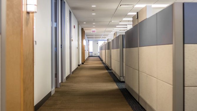 オフィスの通路