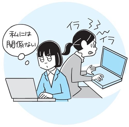不機嫌な人との接し方:心理的に距離をとる