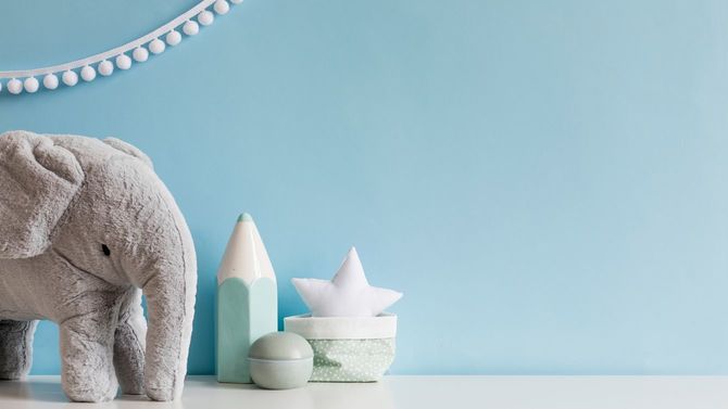 モダンな北欧の新生児インテリア