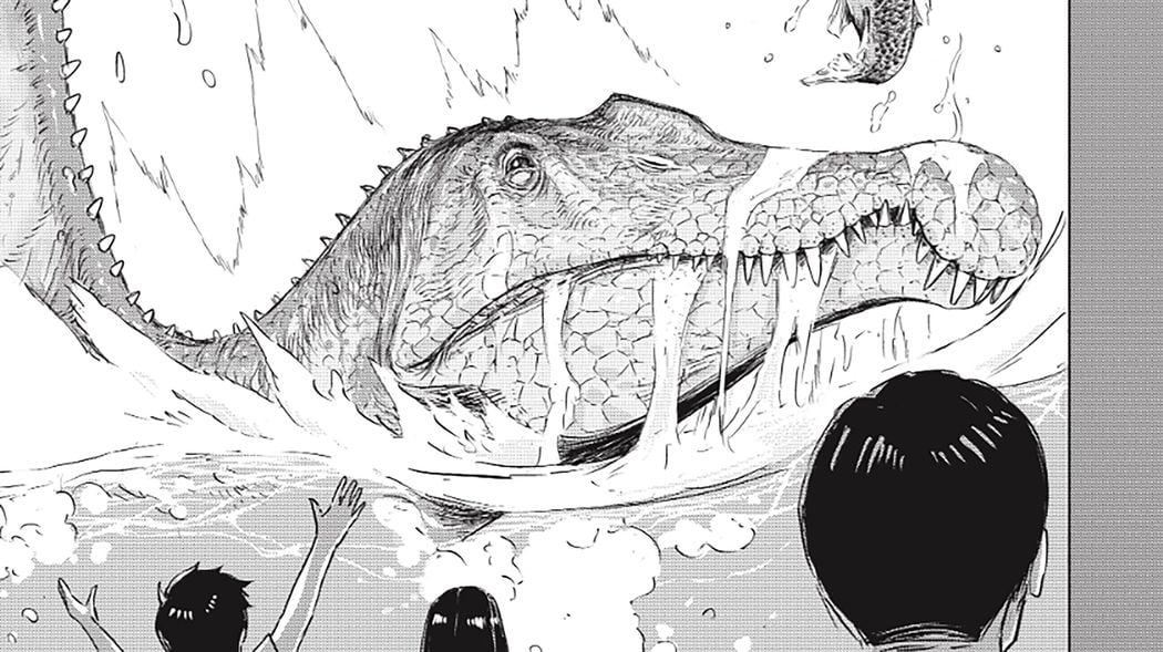 狩りが下手なスピノサウルス､その理由とは!? ―― 恐竜飼育物語『ディノサン』第3巻 第15話 ｢コミック『ディノサン』｣