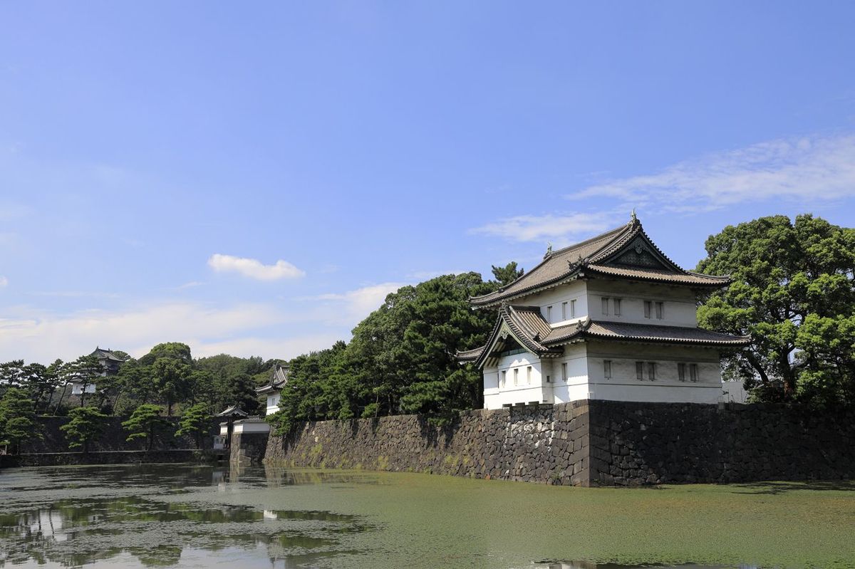 かつての江戸城、現皇居
