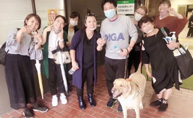 自立支援センターと共同で行ったワークショップ。