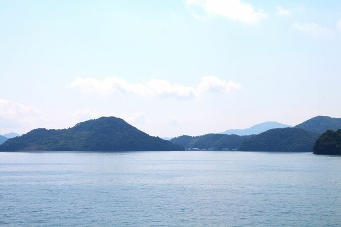 広島県の竹原港からフェリーで約30分の大崎上島