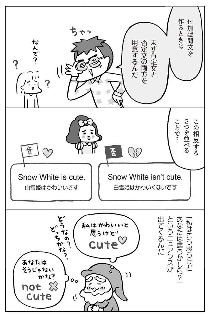 ©フクチマミ、高橋基治『マンガでおさらい中学英語　英文法マスター編』（KADOKAWA）