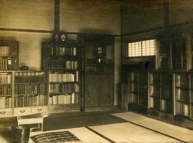 東京・大久保の家の書斎