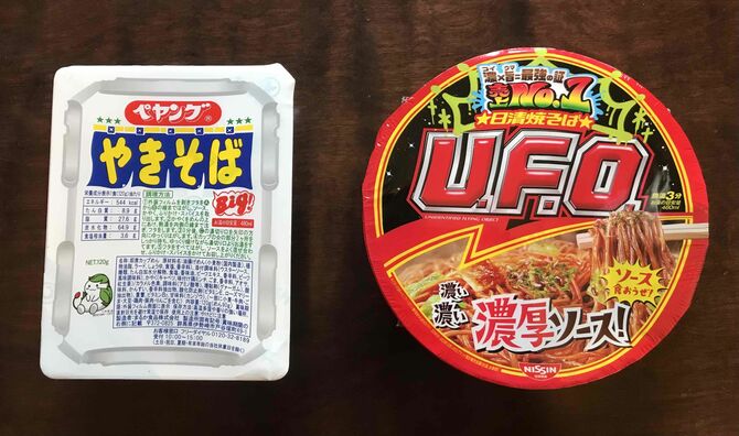 カップ焼きそばの業界1位は｢日清U.F.O.｣なのに､東日本では｢ペヤング｣が