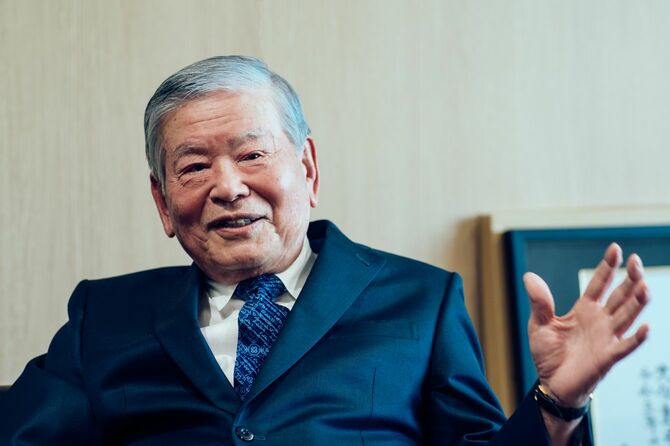 Jリーグ初代チェアマンの川淵三郎さん