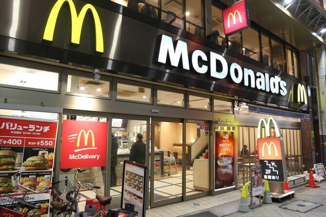 都内のマクドナルドの店舗