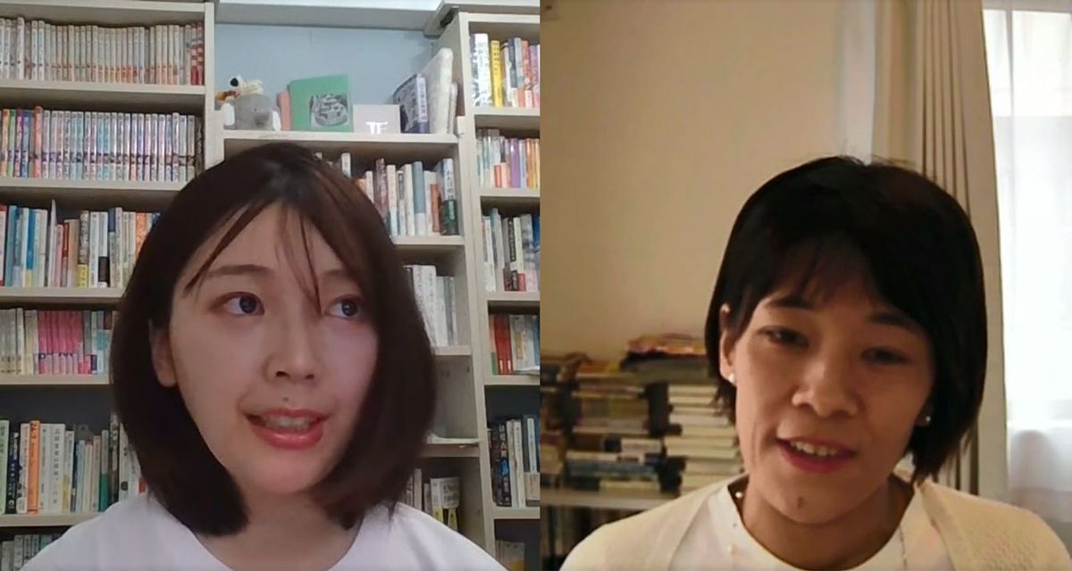 書評家・作家の三宅 香帆氏（左）とノンフィクション作家の菅野 久美子氏（右）