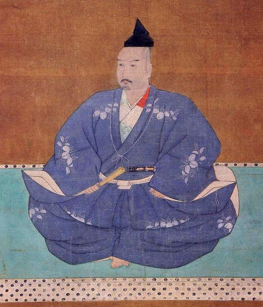 三好長慶像（部分）大徳寺・聚光院蔵